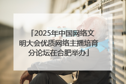 2025年中国网络文明大会优质网络主播培育分论坛在合肥举办