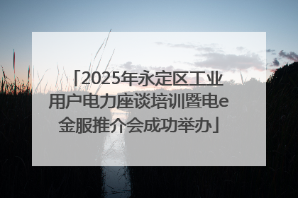 2025年永定区工业用户电力座谈培训暨电e金服推介会成功举办