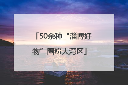 50余种“淄博好物”圈粉大湾区