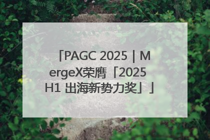 PAGC 2025｜MergeX荣膺「2025 H1 出海新势力奖」